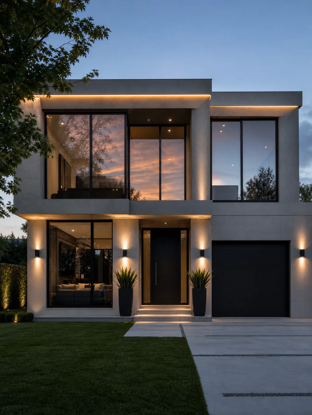 Finished construction project ready for occupancy